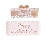 Moldes portátiles para galletas de fondant para el Día de la Madre para hornear individualizados, materiales acrílicos de grado alimenticio, herramienta segura para hornear