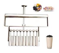 Moldes portátiles para hacer bolas de taro, máquina para formar perlas de tapioca, para la elaboración de té de burbujas casero, diversos postres y producción de postres de cocina.(Single,9)