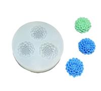 Moldes profesionales de silicona para hornear, 6 patrones florales, incluyendo rosas, piñas, margaritas, ligeros, reutilizables, para jabón de caramelo y resina, molde de silicona con diseño de rosas