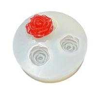 Moldes profesionales de silicona para hornear, 6 patrones florales, incluyendo rosas, piñas, margaritas, ligeros, reutilizables, para jabón de caramelo y resina, molde de silicona con diseño de rosas