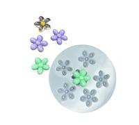 Moldes profesionales de silicona para hornear, 6 patrones florales, incluyendo rosas, piñas, margaritas, ligeros, reutilizables, para jabón de caramelo y resina, molde de silicona con diseño de rosas