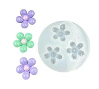 Moldes profesionales de silicona para hornear, 6 patrones florales, incluyendo rosas, piñas, margaritas, ligeros, reutilizables, para jabón de caramelo y resina, molde de silicona con diseño de rosas