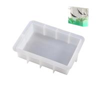 Moldes rectangulares de silicona para sujetalibros de resina epoxi, adornos decorativos