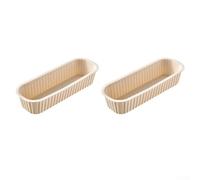 Moldes rectangulares de silicona para tartas y pan, paquete de 2 moldes antiadherentes resistentes al calor para pan, pasteles, fácil liberación y limpieza, diseño que ahorra espacio para hogares