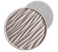 Moldes redondos grandes de resina con diseño de ondas, bandeja de almacenamiento de 11.8 pulgadas, molde de silicona para resina epoxi, moldes de cemento únicos para joyería, platos, tabla de servir