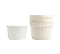 Moldes Reposteria 100 unids/pack Muffins taza envoltorios de papel for cupcakes tazas for hornear cajas Muffin cajas pastel taza DIY herramientas de pastel suministros de cocina for hornear(White)