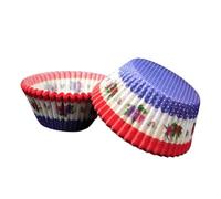 Moldes Reposteria 200 Uds. Forros for cupcakes con estampado de animales, vasos de papel for magdalenas, soportes for magdalenas, fiesta de cumpleaños, panadería(Color11)