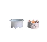 Moldes Resina Epoxi Almacenamiento en carrusel de moldes silicona | Tarro Caballo Aromaterapia Portavelas Joyería