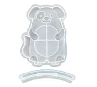 Moldes Silicona Marco Fotos Mascotas - Motivo Gatito Cachorro Soporte | Figuritas Gato Perro Diseño Balancín Resina Epoxi | Bricolaje Personalización Equipo Kit Producto Pieza