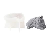 Moldes Vela Gato Mentiroso Molde Silicona Animal Para Vela Que Fabrican Moldes Vela Para Bricolaje Jabón Hecho A Mano Aromaterapia Vela Aromaterapia Molde Velas