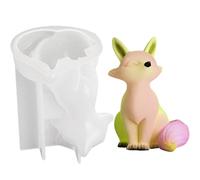 moldessilicona con forma Tod, moldessilicona 3D con forma Tod velas, suministros creativos antiadherentes, moldesartesanales fáciles desmoldar, hormigón, aromaterapia