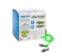 Moldex Alphas™ Tapón reutilizable para los oídos con cable de tela (sin conectar) en Pocket-Pak Plus 6434, NRR 27dB