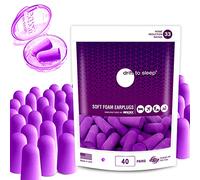 Moldex - Tapones para los oídos de espuma suave, 40 pares de tapones para los oídos para dormir mejor, 33 dB más alto NRR fabricado en Estados Unidos