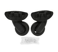 Moldía Universal Ligera de reemplazo Luggage Luggage Black 2pcs Maleta Silent Wearable