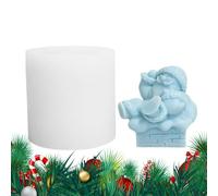 Molds Clay, Santa Molds Resin, Holiday Resin Crafts, Christmas Baking Molds, Holiday Resin Crafts Figure Mold Designed for Creating Festive Santa Figures and Decorations