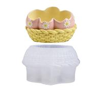 Molds for Epoxy Resin - Nonstick DIY Bird Nest Reusable, Decorative Bowl Silicone Resin Molds, 3D Bird Nest Casting Mold, Spring Party Favors, Candle Holder Home Decor, Flower Pot Arts & Crafts