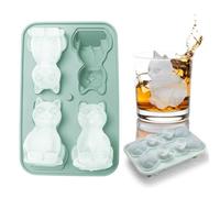 Molds - Moldes de silicona con forma de animales | Bandeja de alimenticio para cócteles, whisky, y bebidas novelty