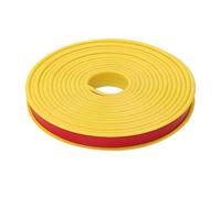 Moldura Adhesiva Cinta de Canto Banda protectora autoadhesiva en forma de U para mesas, 5 metros largo adecuada para muebles material revestimiento TPE(Yellow,16mm)