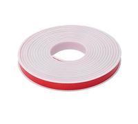 Moldura Adhesiva Cinta de Canto Banda protectora autoadhesiva en forma de U para mesas, 5 metros largo adecuada para muebles material revestimiento TPE(White,9mm)