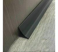 Moldura autoadhesiva para esquinas de pared, zócalo, techo, tira de sellador, tira de borde interior, decoración para el hogar, 2 cm, color negro, 10 m