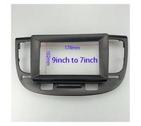 Moldura autorradio Para Kia para Rio 2005-2011 | Cubierta dinar de las fascias radio estéreo del coche de 7/9 pulgadas(7inch frame black)