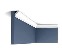 Moldura Cornisa Perfil de estuco Orac Decor CB500 BASIXX Elemento decorativo de pared y techo 2 m