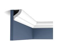 Moldura Cornisa Perfil de estuco Orac Decor CB502 BASIXX Elemento decorativo de pared y techo 2 m