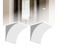 Moldura de apertura de puerta curva, bricolaje prefabricado, kit de arco de puerta con marco de puerta for decoración de paneles de yeso(34CM/13.38inch)