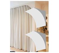 Moldura de arco, moldura de arquitrabe de puerta, moldura de soporte curva, kit de arco de espuma for renovación de puertas y ventanas interiores(15x15x15cm)