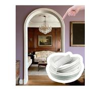 Moldura de Arco para Pared DIY, Kit de Puerta de Arco de PVC, Cubierta de Borde Curvo para Paneles de Yeso, Tira Decorativa para Marco de Puerta con Esquinas Redondeadas (3 cm/1,2 Pulgadas d