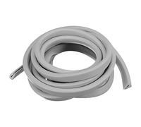 Moldura de borde de canal en U, tira de sellado de goma de 1 m de largo, apta for bordes de 1,5 a 2,5 mm (13/64" de ancho x 5/16" de alto), color blanco