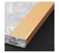 Moldura de Borde de Escalera en Forma de L Extra Ancha de 2,7 Pulgadas para Laminado/baldosa/Madera, Tiras Protectoras Antideslizantes para Bordes de escaleras de Interior y Exterior para gu