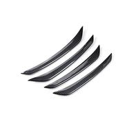 Moldura de coche Calcomanías modificadas luces exteriores para Benz GLC X253 2019-2020 tiras decorativas para luces antiniebla delanteras de coche. interiores de automóvil(Carbon Fiber Black)
