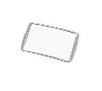 Moldura de Coche Embellecedor Adhesivo Marco Salida Ventilación Aire Acondicionado La Trasera Coche para Benz AB GLA CLA Clase C117 W117 W176 W246 A180 Interiores de automóvil(Silver)