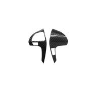 Moldura de Coche Marco de Botones Volante de Coche ABS Fibra de Carbono para Toyota para Highlander 2009-2014 para Camry 2006-2013 Interiores de automóvil(C)