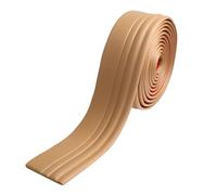 Moldura de cuadrante, tira borde esquina, moldura zócalo base flexible 32.8 pies, caucho 4" con diseño pliegue(Yellow,20m/65.6FT)