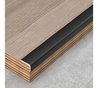 Moldura de esquina de aluminio, protector de borde en forma de L para seguridad en paredes y armarios, impermeable y diseño de imperfecciones ocultas