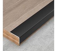 Moldura de esquina de aluminio, protector de borde en forma de L para seguridad en paredes y armarios, impermeable y oculta imperfecciones