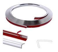 Moldura de esquina exterior de vinilo de 6 m, borde de ángulo de esquina flexible, protector de borde de esquina autoadhesivo, decoración de despegar y pegar, moldura de esquina externa, color