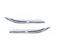 Moldura de parachoques con acabado cromado para Chrysler para modelos 300 2005 a 2010 con agujero para arandela de faros delanteros, izquierdo y derecho, reemplazo directo (izquierda)