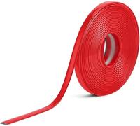 Moldura de pared, 5 m, universal, autoadhesiva, decorativa for coche, for decorar puertas y ventanas laterales o camión (roja, 40 mm [1,57 pulgadas])(Red,8mm(0.31Inch))