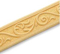 Moldura de pared flexible, impermeable, 3D, autoadhesiva, borde de pared, para la cintura, zócalo de espuma, para el hogar, la oficina (5 rollos, dorado)
