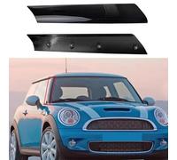 Moldura De Pilar De Parabrisas Moldura de Pilar A Uso Apto para Ventana Delantera Izquierda y Derecha del Lado Conductor, para Mini Cooper R50 R52 R53, Color Negro, 51137128157(Right)