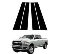 Moldura de Pilar de Ventana de Puerta para Dodge Ram 2009 2010 2011 2012 2013 2014 2015 2016 2017 2018,Cubierta de Ventana de Puerta Lateral de Poste de Pilar,Calcomanía Decorativa