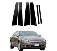 Moldura de Pilar de Ventana de Puerta para Malibu 2008 2009 2010 2011 2012,Cubierta de Ventana de Puerta Lateral de Poste de Pilar,Calcomanía Decorativa