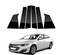 Moldura de Pilar de Ventana de Puerta para Malibu XL 2016 2017 2018 2019 2020 2021,Cubierta de Ventana de Puerta Lateral de Poste de Pilar,Calcomanía Decorativa