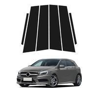 Moldura de Pilar de Ventana de Puerta para Mercedes-Benz A-Class W176 2013 2014 2015 2016 2017 2018,Cubierta de Ventana de Puerta Lateral de Poste de Pilar,Calcomanía Decorativa