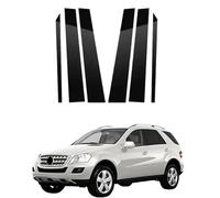 Moldura de Pilar de Ventana de Puerta para Mercedes-Benz GLE 2006 2007 2008 2009 2010 2011,Cubierta de Ventana de Puerta Lateral de Poste de Pilar,Calcomanía Decorativa