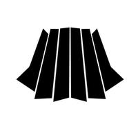 Moldura De Pilar De Ventana De Puerta para Porsche Macan 95b 2014-2018, Pegatinas Decorativas para molduras de pilares de Ventanas y Puertas de automóviles