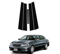 Moldura de Pilar de Ventana de Puerta para Toyota Crown 2004 2005 2006 2007 2008 2009,Cubierta de Ventana de Puerta Lateral de Poste de Pilar,Calcomanía Decorativa